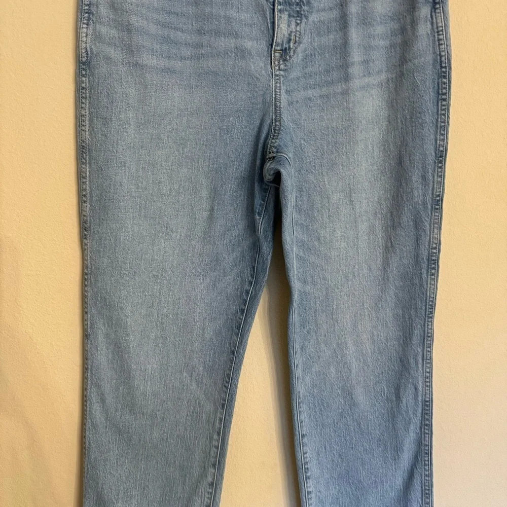J Crew Jeans High-Rise Classic Vintage Tapered Blue Light Wash Denim Size 31